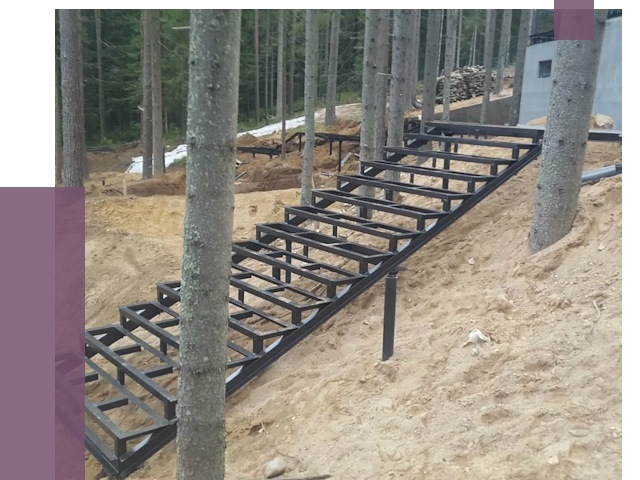 Монтаж металлических лестниц в Чебаркуле от 14227 руб. 