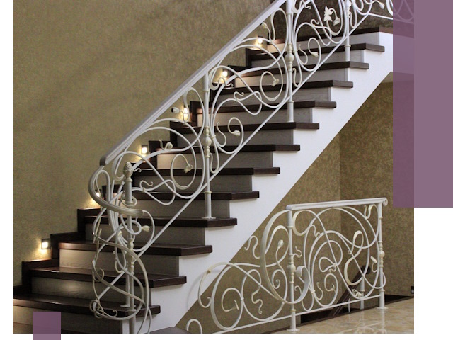 Кованые лестницы под ключ в Чебаркуле — изготовление и монтаж
