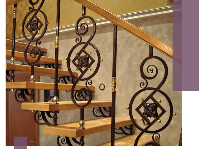 Изготовление кованых лестниц под ключ в Чебаркуле