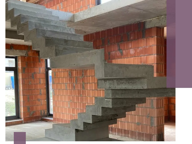 Изготовление бетонных лестниц под ключ в Чебаркуле