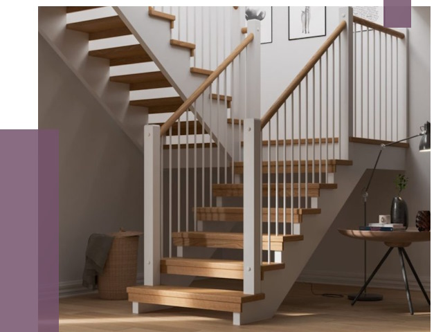 Маршевые лестницы в Чебаркуле от 39995 руб. — монтаж | ПРОЛЁТ-Чбр