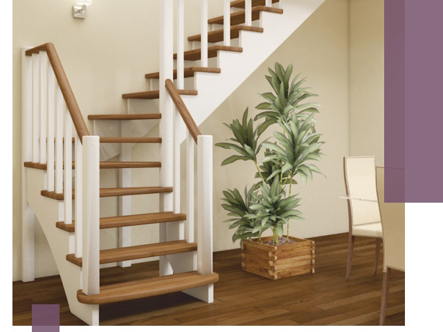 Г-образные лестницы под ключ в Чебаркуле — изготовление и монтаж