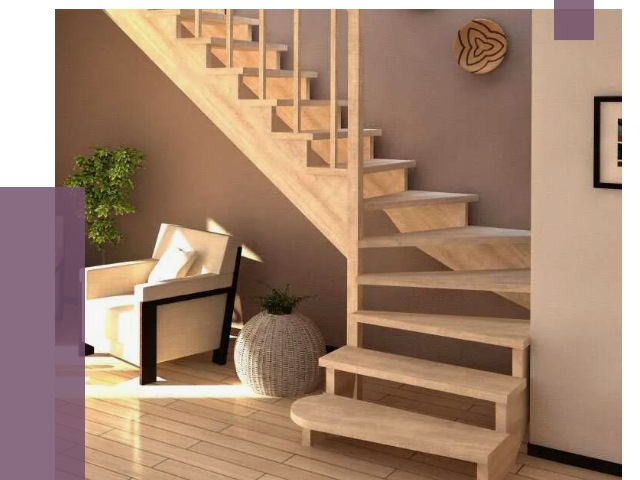 Изготовление Г-образных лестниц в Чебаркуле от 19863 руб. 