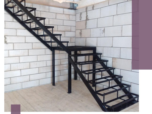 Лестницы на металлокаркасе под ключ в Чебаркуле — изготовление и монтаж