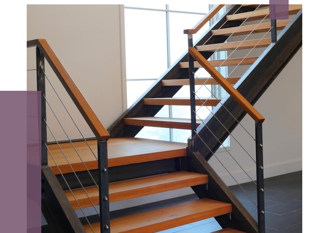 Изготовление лестниц на металлокаркасе в Чебаркуле от 19863 руб. | ПРОЛЁТ-Чбр