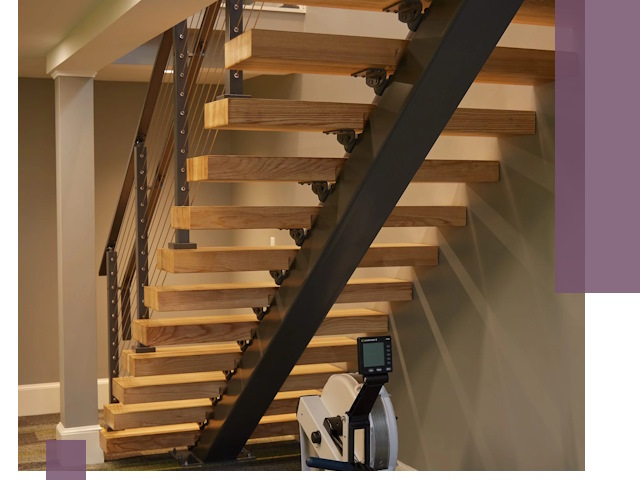 Лестницы на монокосоурах под ключ в Чебаркуле - изготовление и монтаж