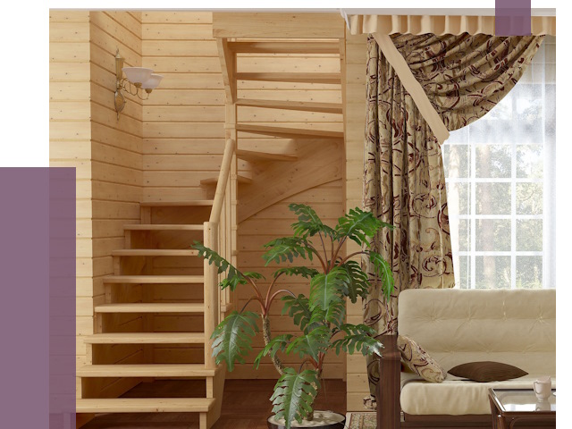 Лестницы для дачи в Чебаркуле от 79722 руб.  | ПРОЛЁТ-Чбр