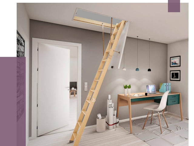 Чердачные лестницы в Чебаркуле — от 15300 руб. | ПРОЛЁТ-Чбр