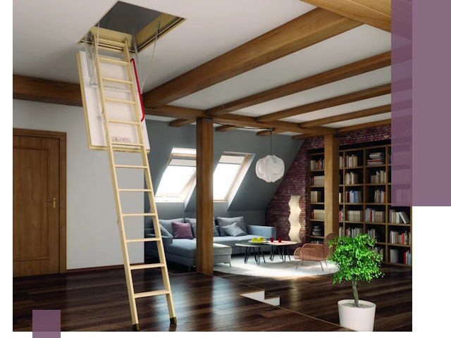 Чердачные лестницы под ключ в Чебаркуле: изготовление и монтаж