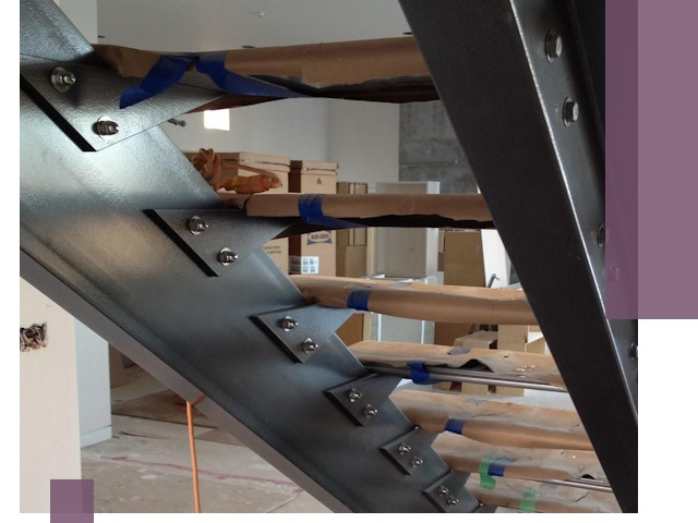 Усиление лестничных конструкций и усиление опор в Чебаркуле