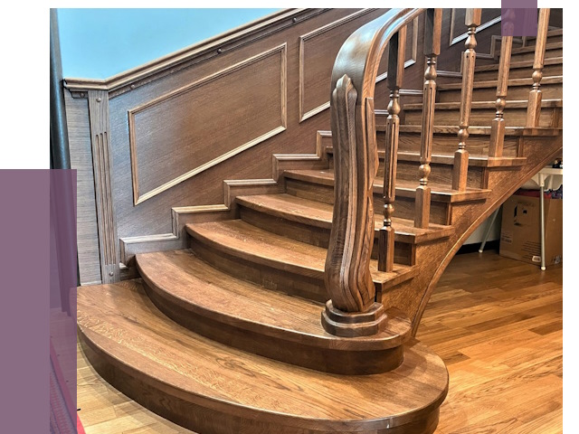 Дубовые лестницы под ключ в Чебаркуле от 185213 руб. — ПРОЛЁТ-Чбр