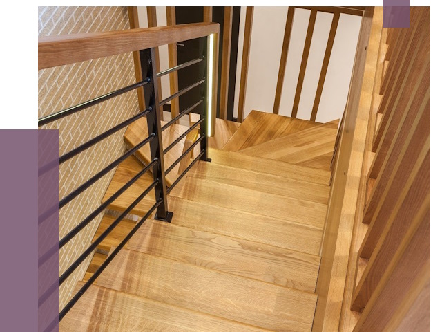 Лестницы из ясеня в Чебаркуле под ключ от 10522 руб. 