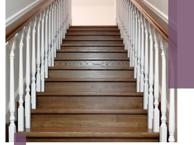 Лестницы из ясеня на заказ в Чебаркуле — изготовление и монтаж