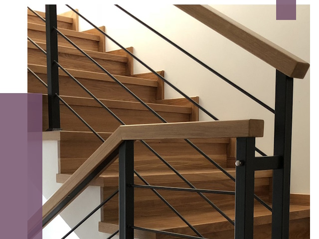 Обшивка металлической лестницы деревом в Чебаркуле от 4563 руб. 