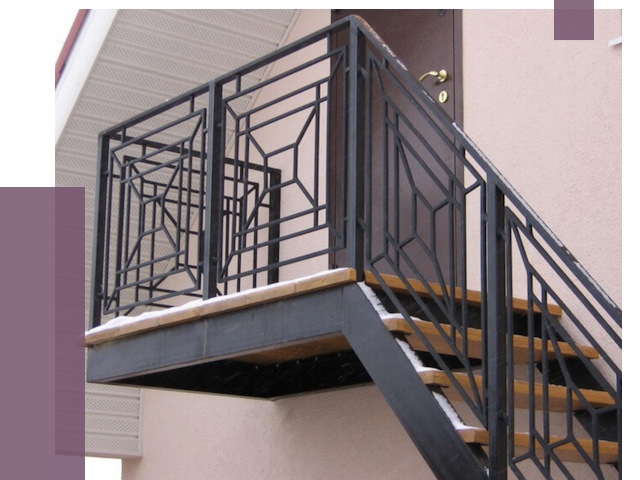 Металлические перила в Чебаркуле от 4510 руб.  | ПРОЛЁТ-Чбр