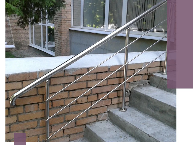 Перила из нержавеющей стали высокого качества в Чебаркуле