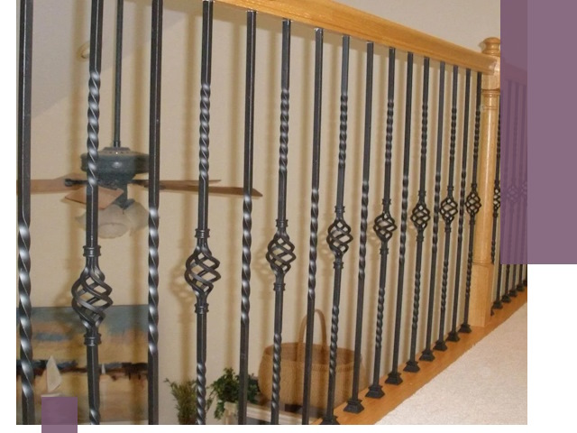 Изготовление и монтаж кованных перил в Чебаркуле под ключ