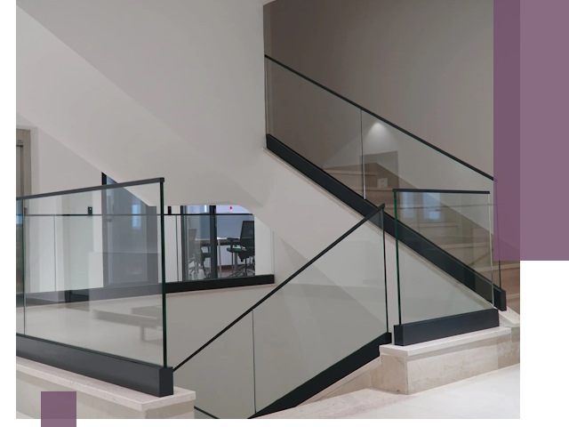 Стеклянные перила премиум-класса с установкой в Чебаркуле