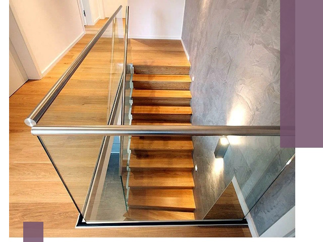 Перила для лестницы в доме — изготовление и монтаж в Чебаркуле