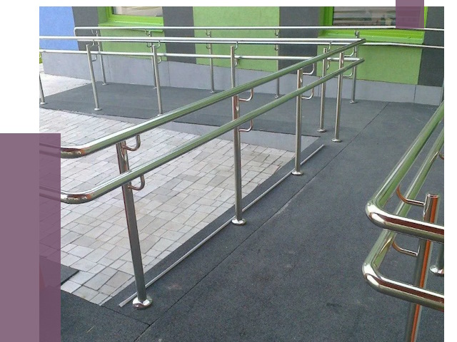 Ограждения пандусов в Чебаркуле от 4563 руб. монтаж | ПРОЛЁТ-Чбр