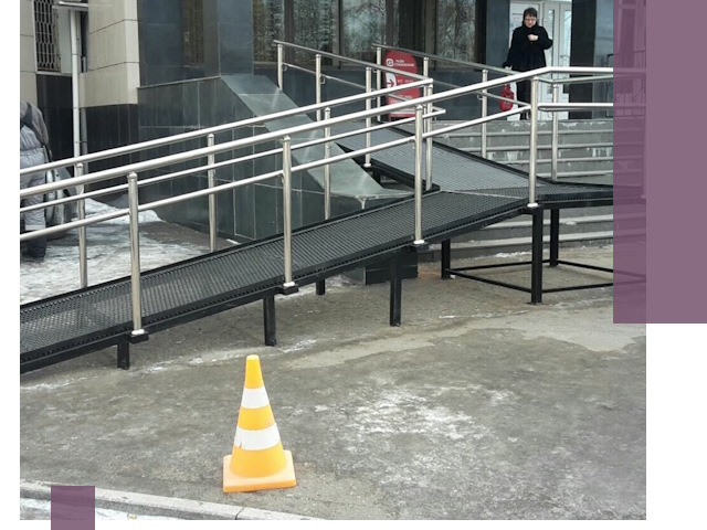 Стационарные пандусы под ключ в Чебаркуле — изготовление и монтаж