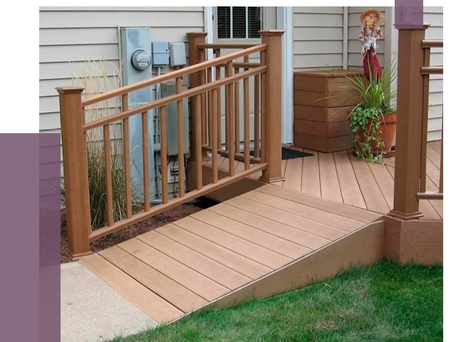 Пандус на крыльцо в Чебаркуле под ключ от 8160 руб.