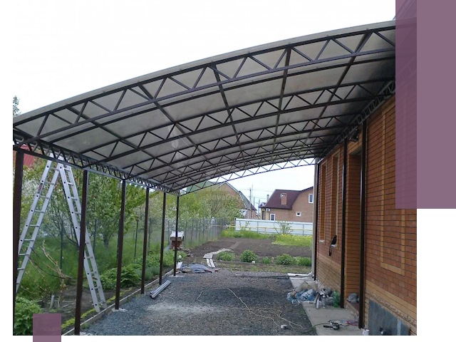 Профессиональный монтаж навесов под ключ в Чебаркуле