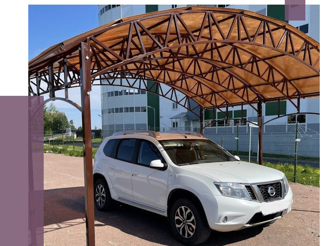 Недорогие навесы в Чебаркуле от 45095 руб. | ПРОЛЁТ-Чбр