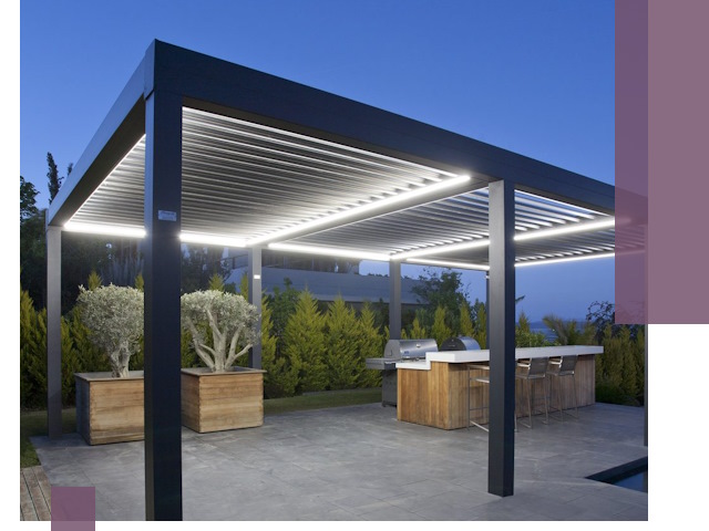 Навесы отдельно стоящие под ключ в Чебаркуле из металла и поликарбоната