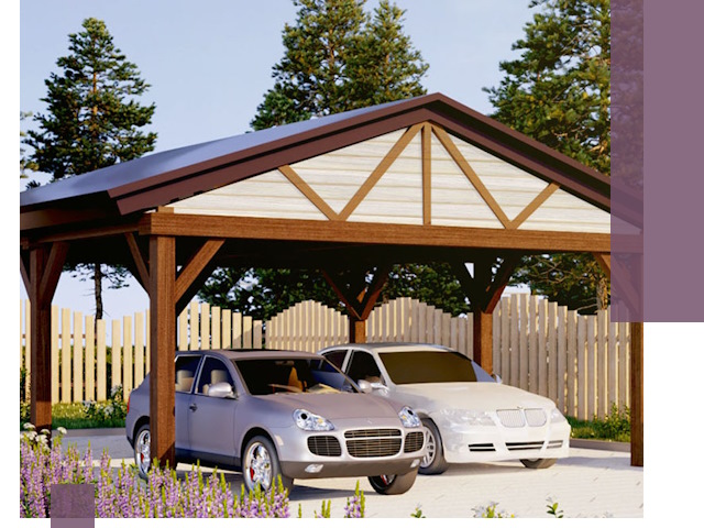 Навесы для автомобиля в Чебаркуле — изготовление и монтаж