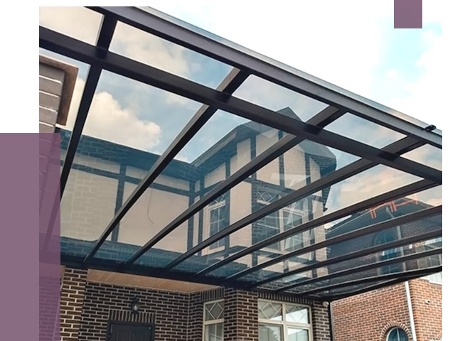 Навесы из поликарбоната в Чебаркуле от 9041 руб. под ключ — ПРОЛЁТ-Чбр