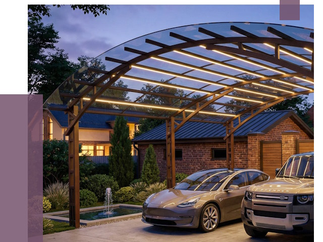 Металлические навесы в Чебаркуле от 13314 руб. под ключ — ПРОЛЁТ-Чбр