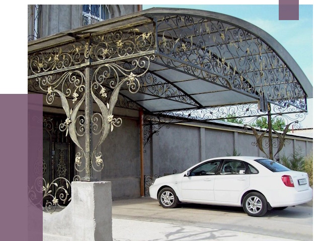 Кованые навесы в Чебаркуле от 15300 руб. | ПРОЛЁТ-Чбр