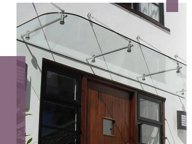 Стеклянные козырьки в Чебаркуле от 19863 руб. | ПРОЛЁТ-Чбр