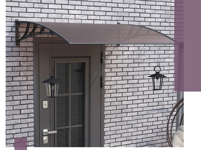 Недорогие козырьки и навесы под ключ в Чебаркуле