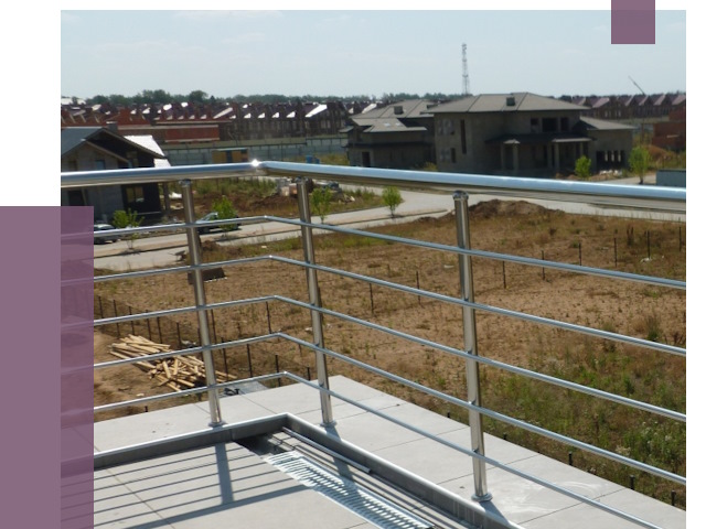 Парапеты из нержавеющей стали в Чебаркуле от 8375 руб. за м² | ПРОЛЁТ-Чбр