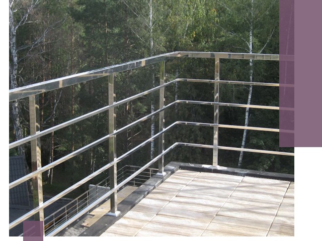 Парапеты из нержавеющей стали в Чебаркуле — изготовление и монтаж