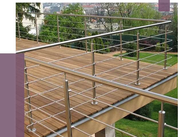 Алюминиевые парапеты в Чебаркуле под ключ от 8160 руб. 