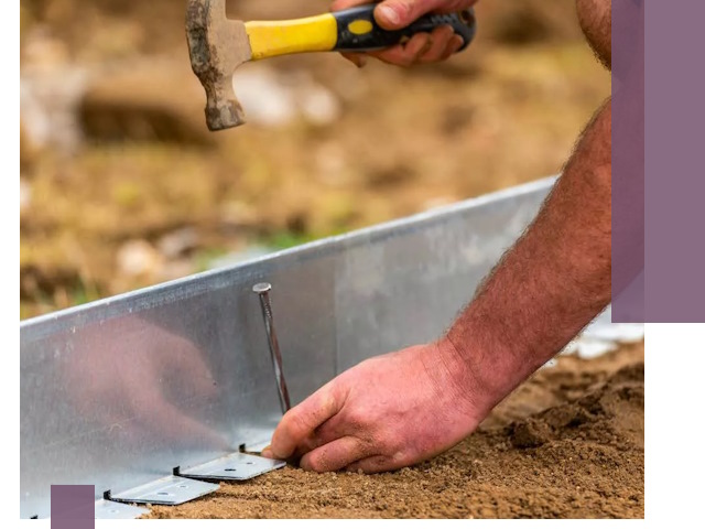 Монтаж металлических бордюров в Чебаркуле быстро и качественно