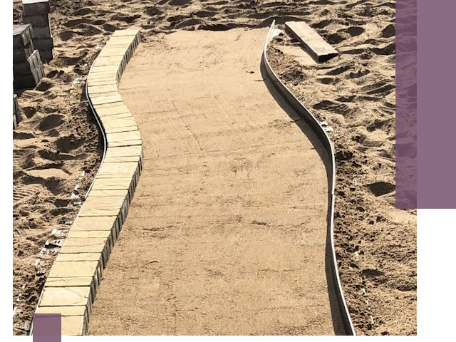 Металлические бордюры для тротуаров в Чебаркуле — прочные и долговечные